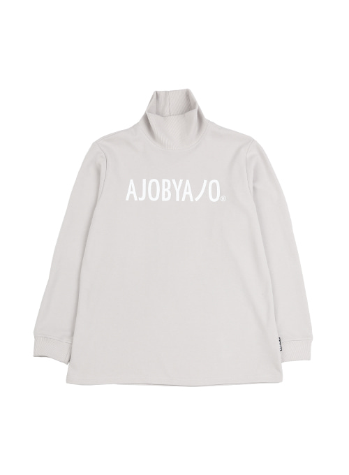 Turtleneck Logo T-Shirt [Ivory]